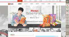 Desktop Screenshot of nongshim.co.kr